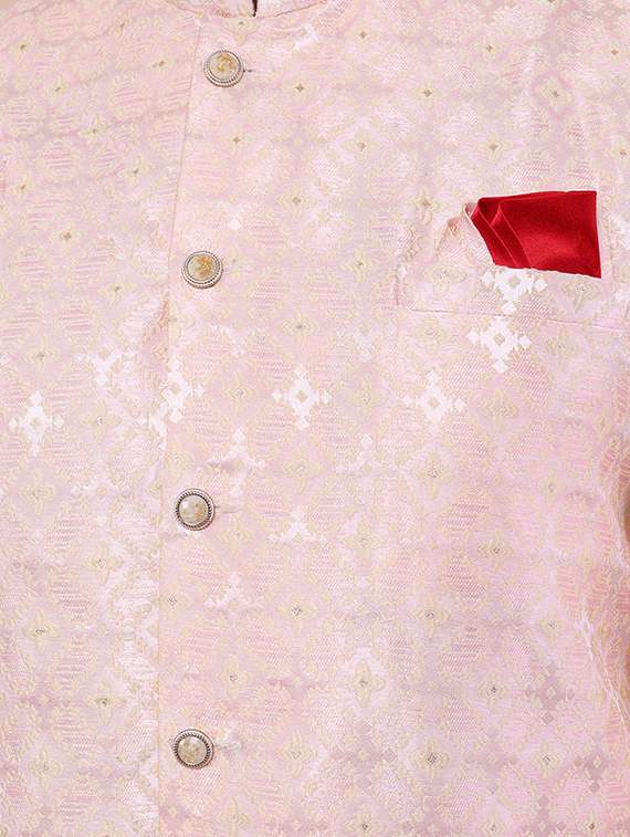 men self design long sleeves sherwani set - 21558041 - Standard Image - 5