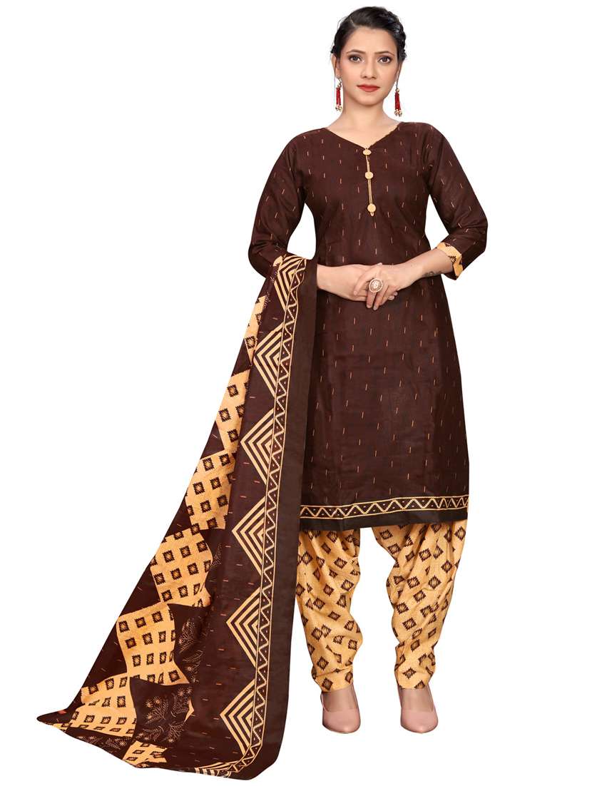 women printed kurta salwar set with dupatta