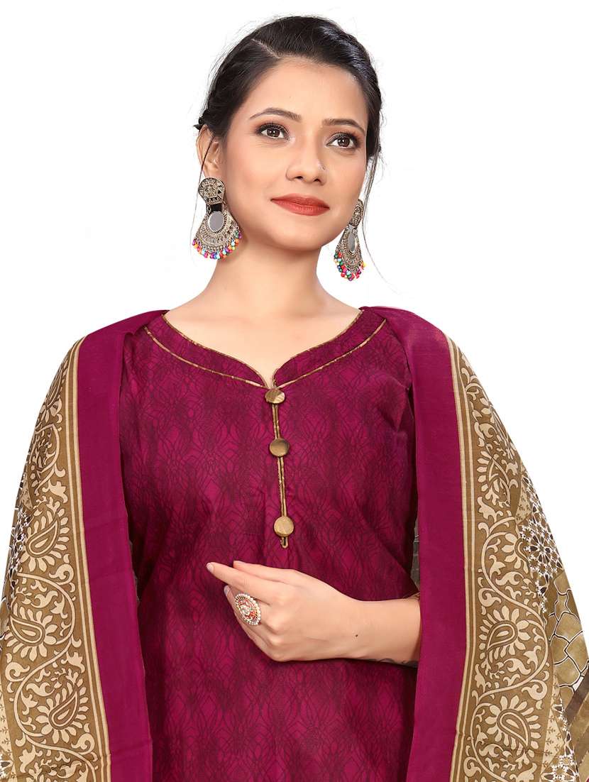 women three quarter sleeve kurta salwar with dupatta set - 21558176 -  Standard Image - 3