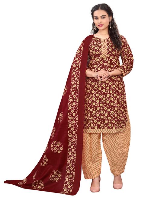 women floral kurta salwar set with dupatta - 21558185 - Standard Image - 0