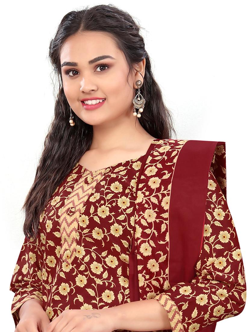 women floral kurta salwar set with dupatta - 21558185 - Standard Image - 3