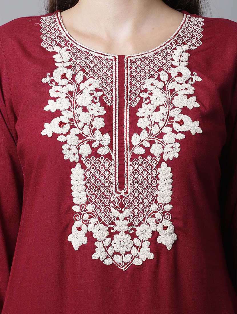 women embroidered kurta pant set with dupatta - 21558267 -  Standard Image - 5