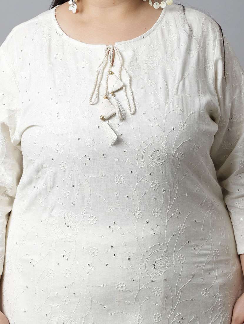 women embroidered kurta palazzo set with dupatta - 21558368 -  Standard Image - 5