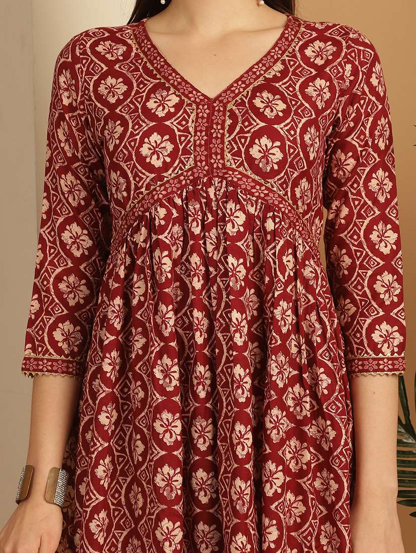 women floral kurta pant set with dupatta - 21558492 - Standard Image - 5
