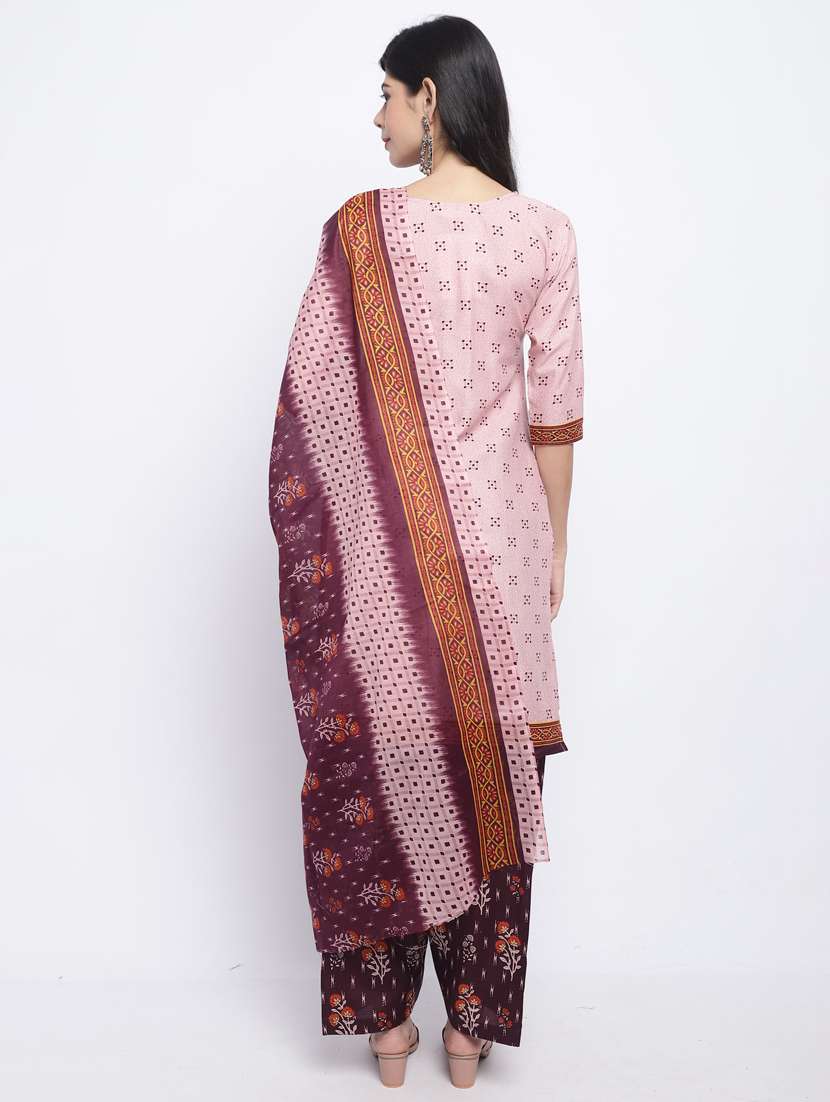 women printed kurta salwar set with dupatta - 21558506 -  Standard Image - 3