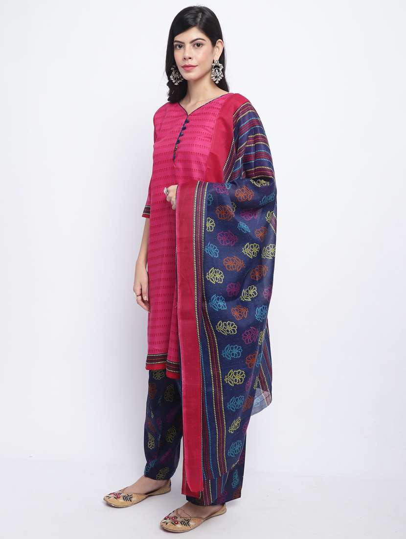 women printed kurta salwar set with dupatta - 21558511 -  Standard Image - 3