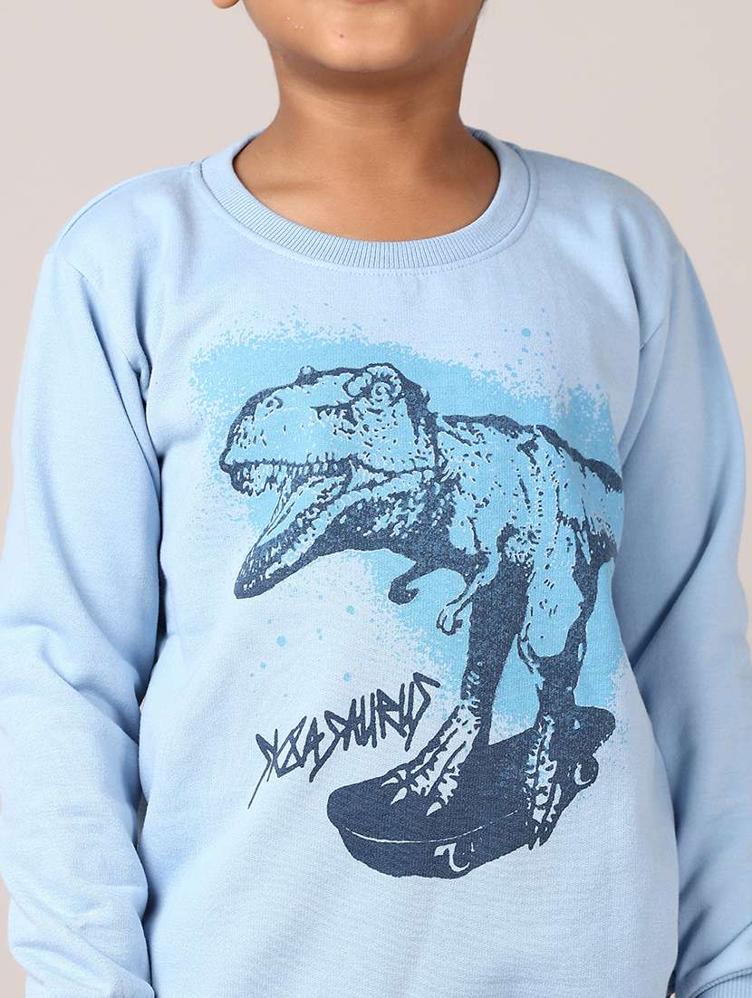 boys front print long sleeve sweatshirts - 21558765 -  Standard Image - 5