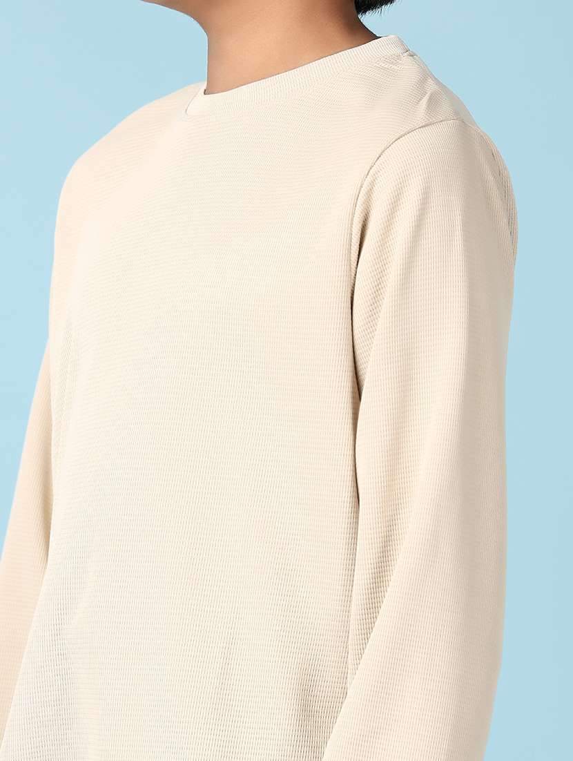 boys long sleeves plain t-shirt - 21558803 -  Standard Image - 5