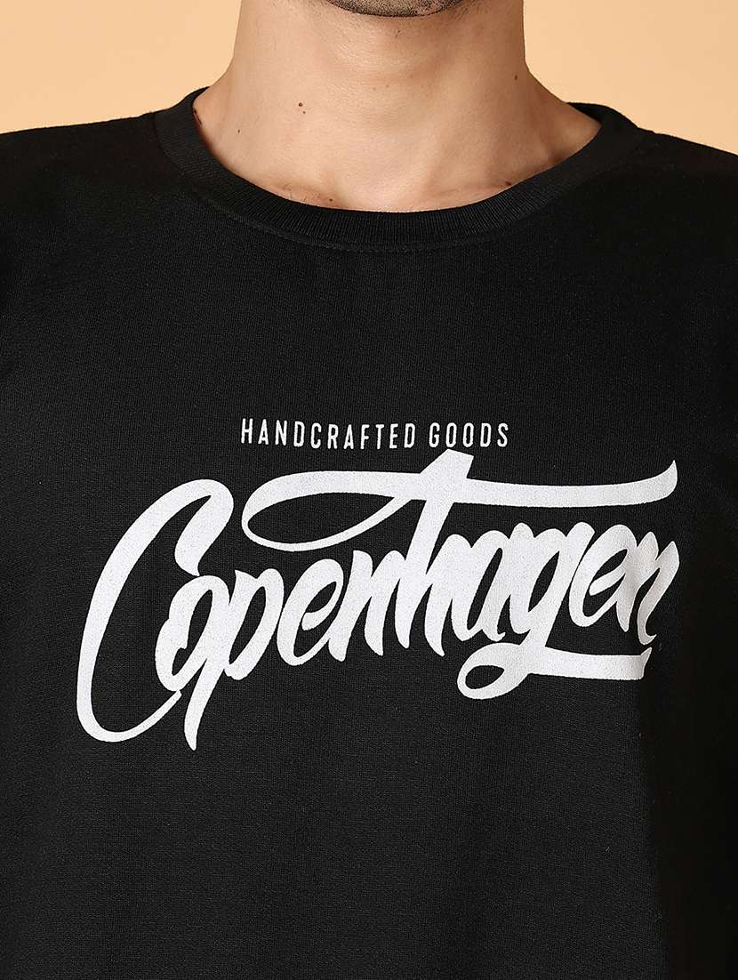 men chest print round neck regular fit sweatshirt - 21558923 -  Standard Image - 5