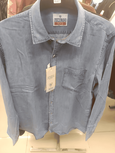 assorted denim casual shirt - 21559021 -  Standard Image - 0