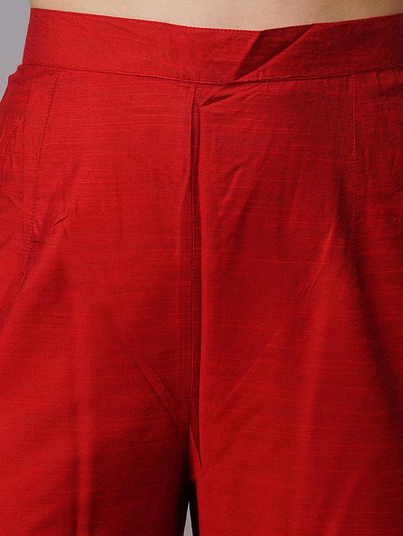 women pink self design kurta pant set - 21559394 - Standard Image - 3