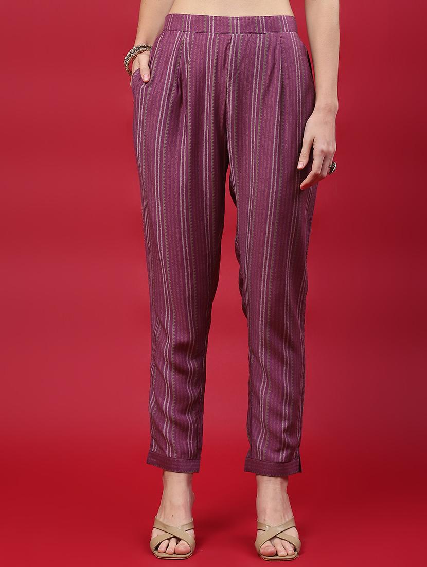 women printed three quarter sleeves suit set - 21559559 - Standard Image - 5