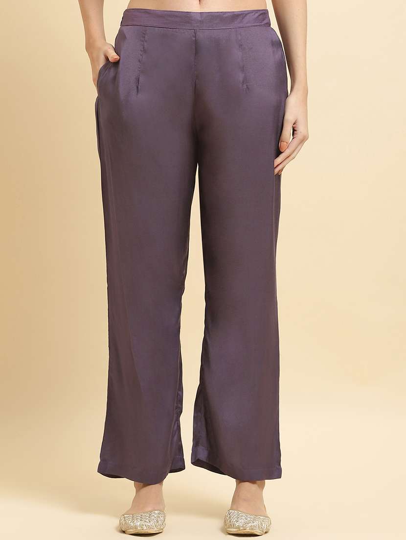 women three quarter sleeve kurta palazzo with dupatta set - 21559604 -  Standard Image - 5