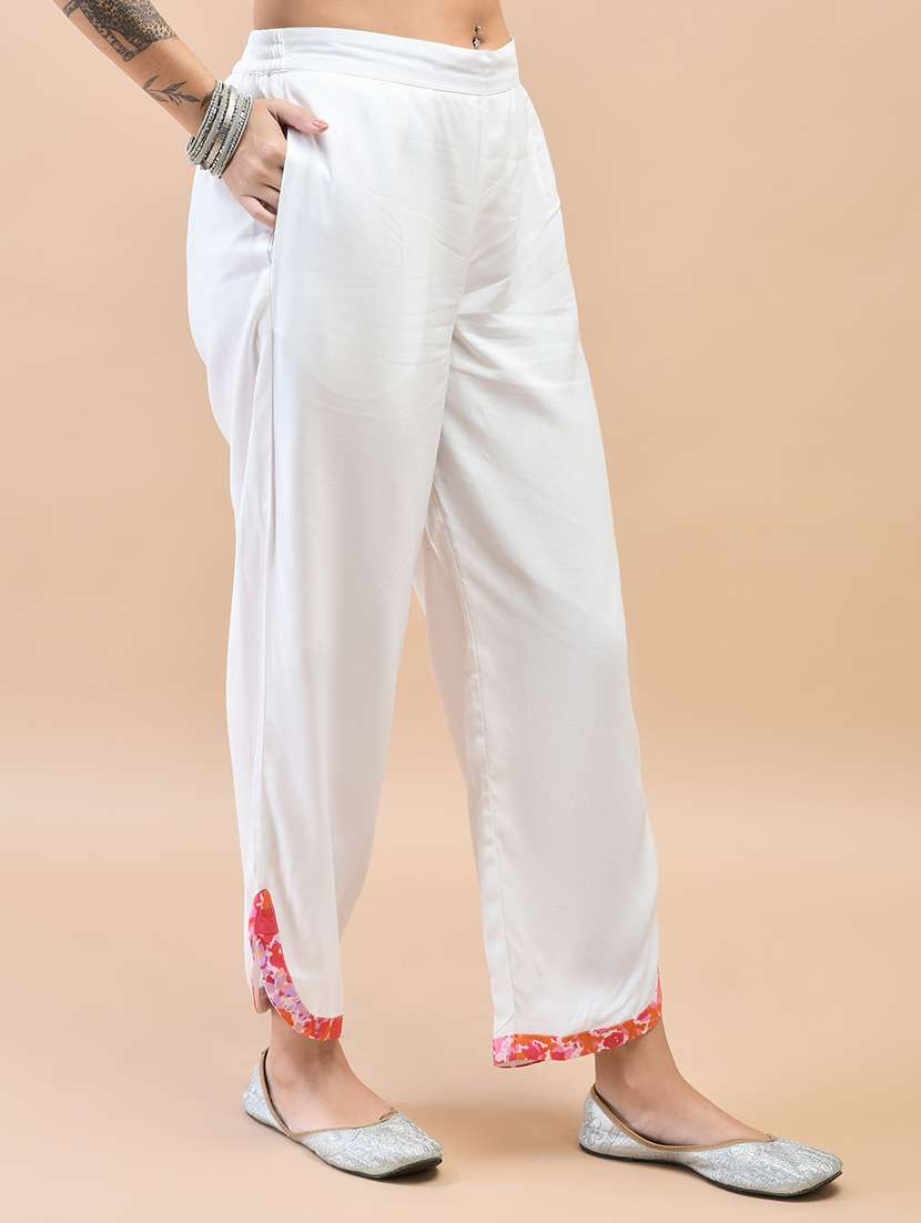 women three quarter sleeve kurta palazzo with dupatta set - 21559626 - Standard Image - 5