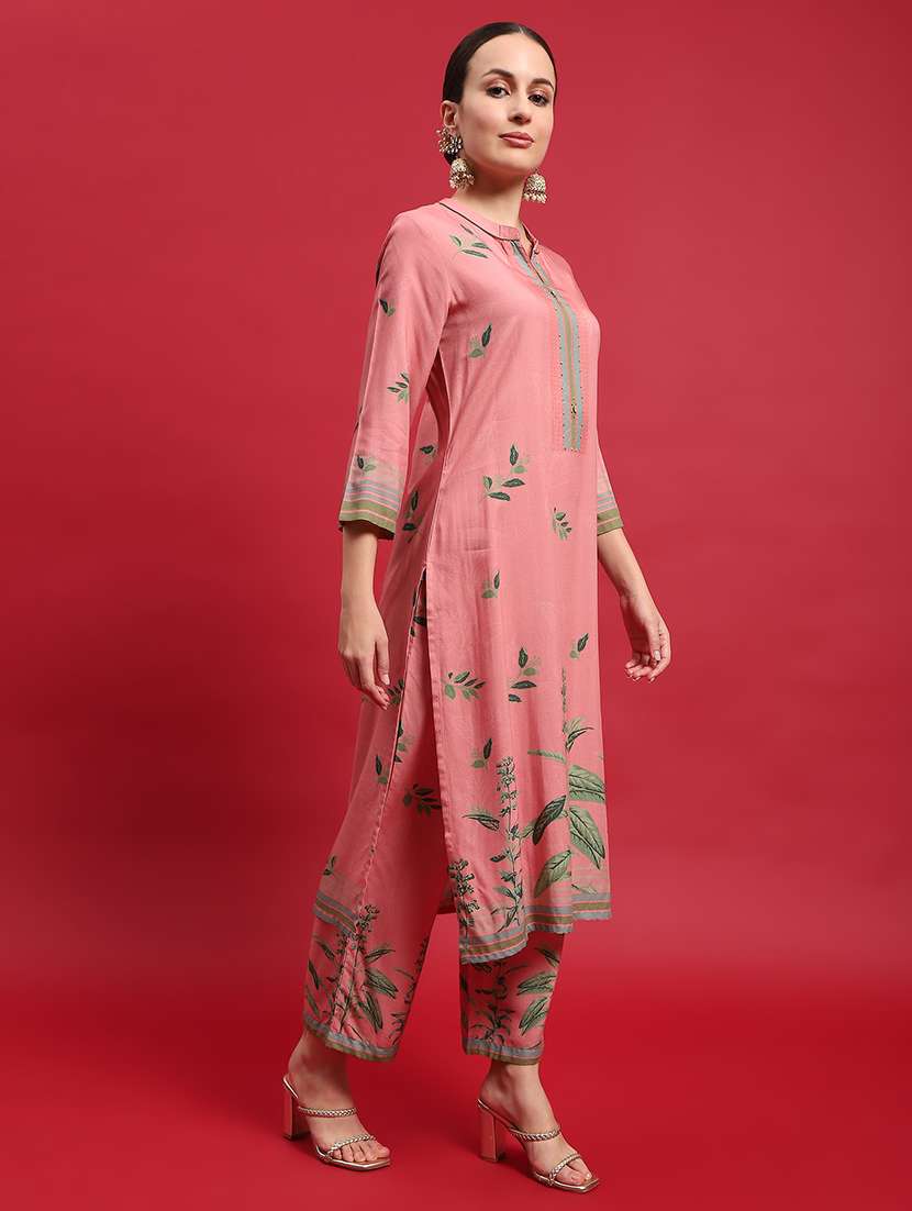 women printed kurta palazzo with dupatta set - 21559631 -  Standard Image - 3