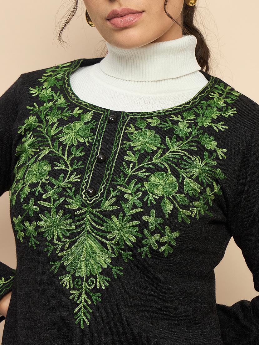 women embroidered long sleeves kurti - 21560191 - Standard Image - 5