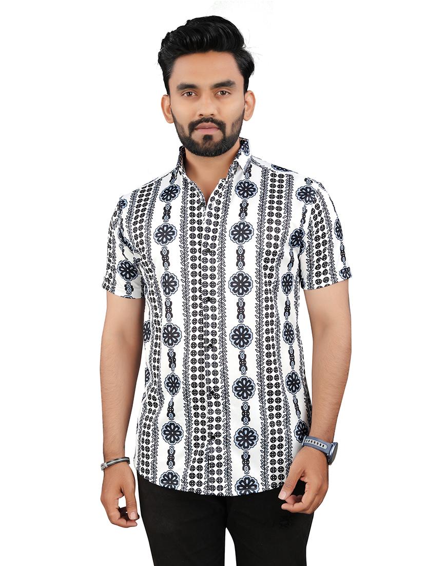 men printed collared casual shirt - 21560199 - Zoom Image - 0