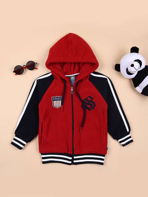 boys color block long sleeve sweatshirt - 21560539 -  Standard Image - 0