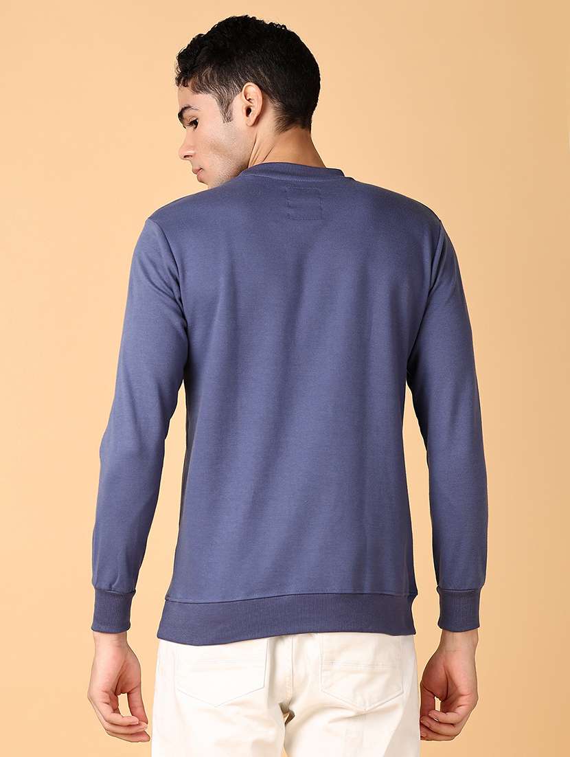 men long sleeves placement print sweatshirt - 21560548 -  Standard Image - 3