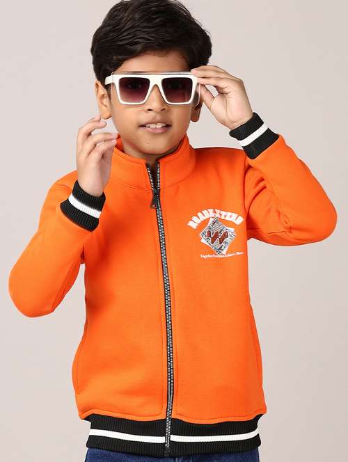 boys long sleeves front & back print sweatshirt - 21560612 -  Standard Image - 0