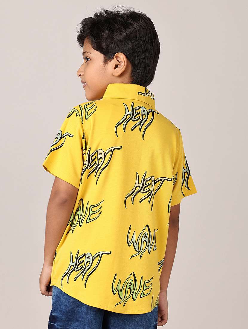boys short sleeves printed shirt - 21560646 - Standard Image - 3