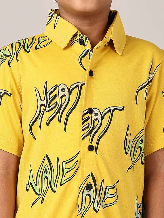 boys short sleeves printed shirt - 21560646 - Standard Image - 5