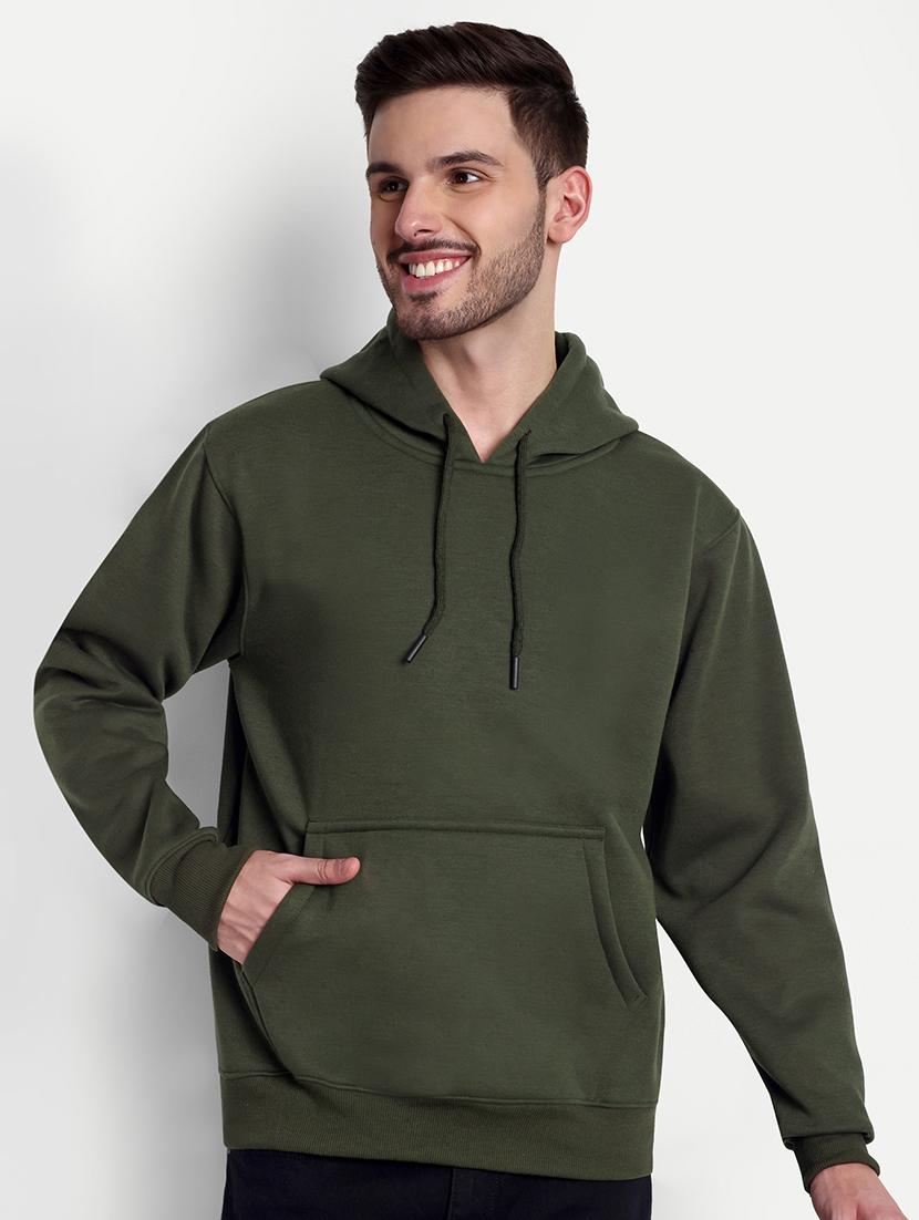 men solid hooded sweatshirt - 21561029 - Zoom Image - 0