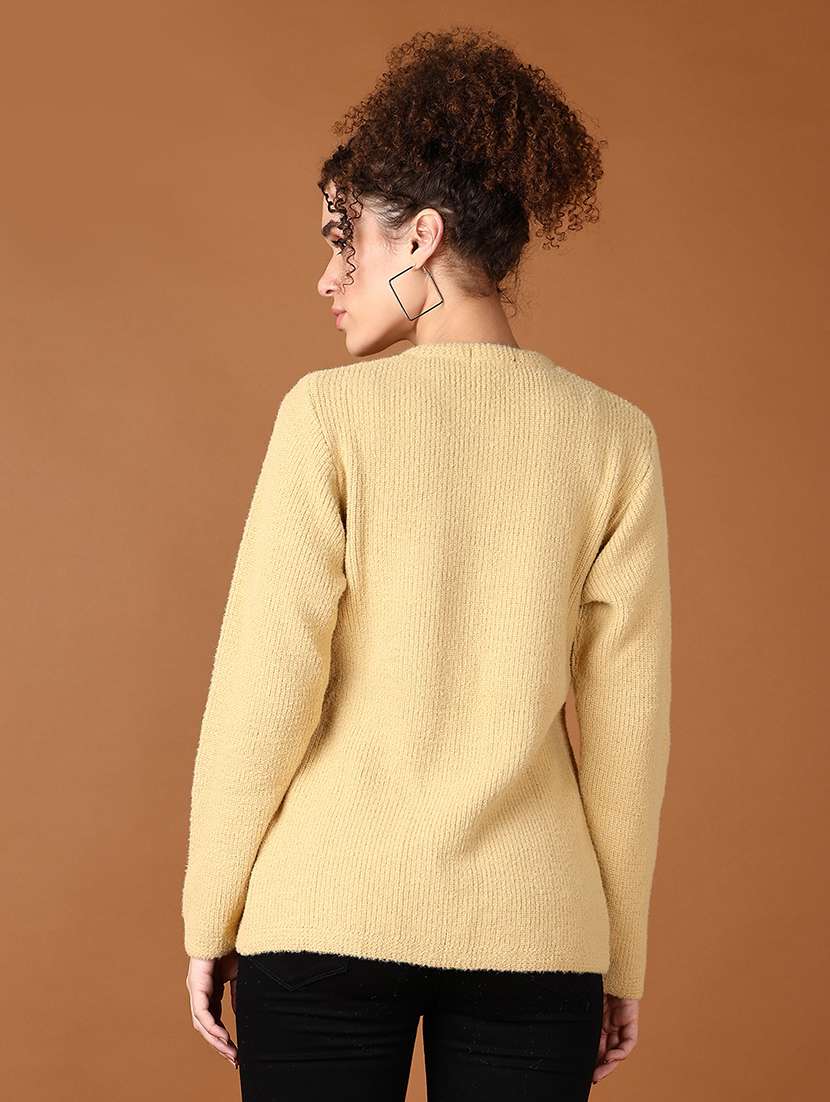 women solid long sleeve cardigan - 21561274 -  Standard Image - 3