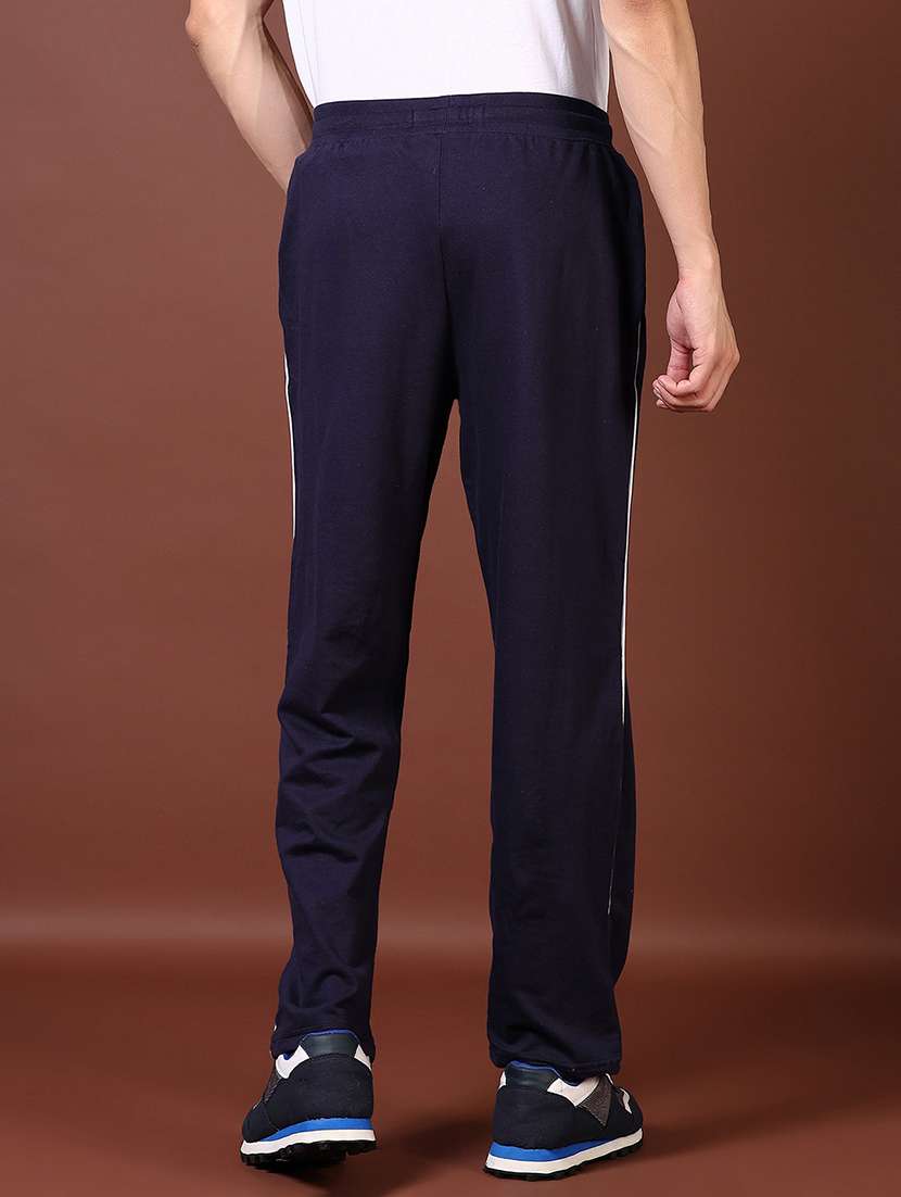 men solid mid rise full length tack pant - 21561295 -  Standard Image - 3