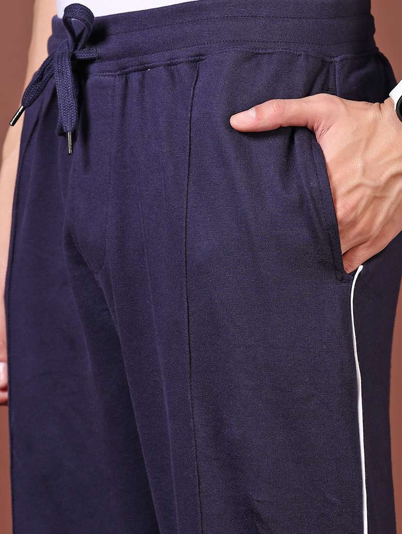 men solid mid rise full length tack pant - 21561295 -  Standard Image - 5