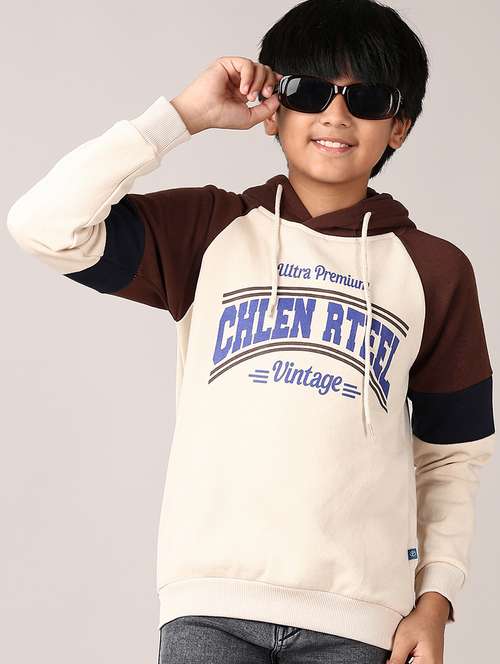 boys color block long sleeve sweatshirt - 21561346 -  Standard Image - 0