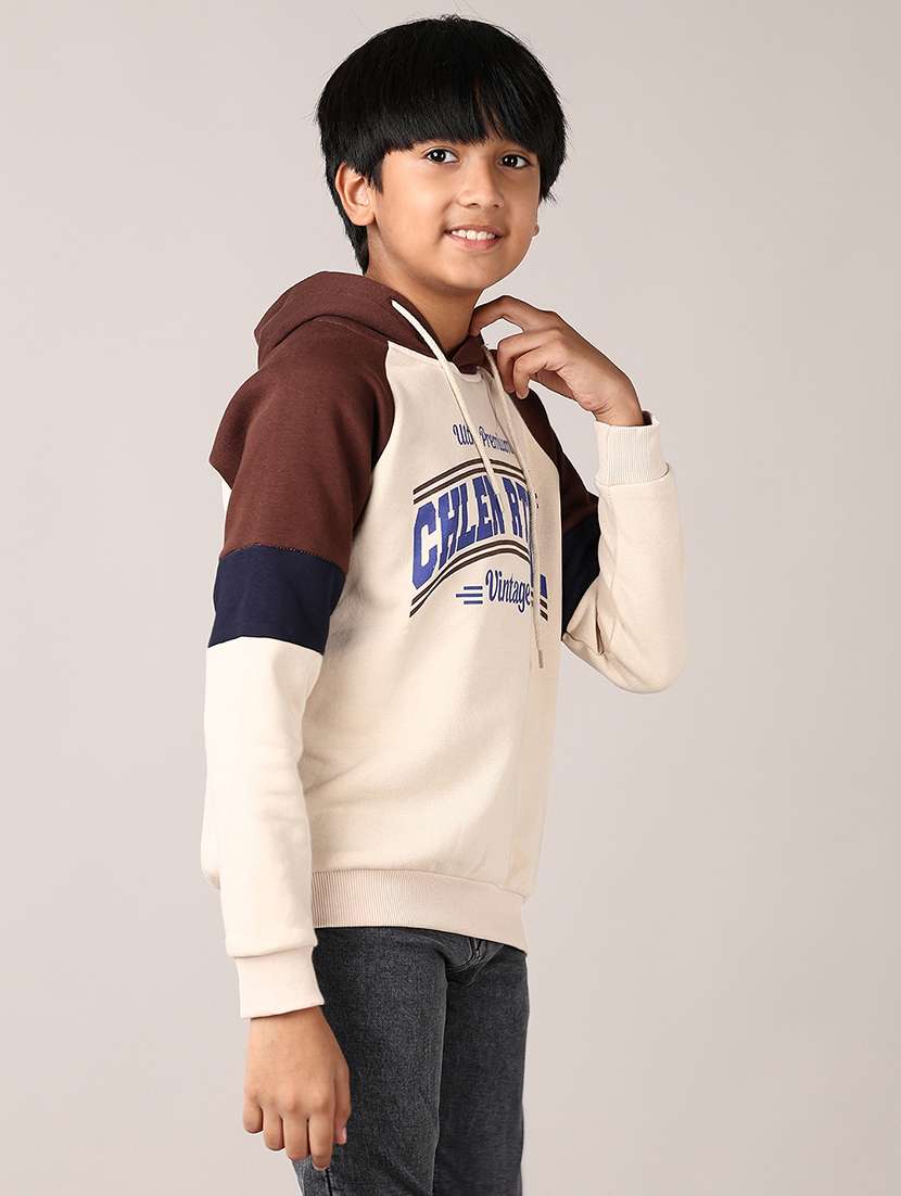 boys color block long sleeve sweatshirt - 21561346 - Standard Image - 5