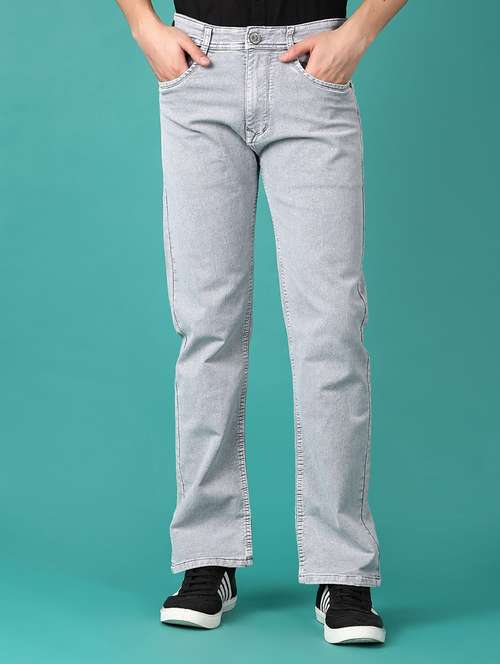 men mid rise plain jeans - 21561364 - Standard Image - 0