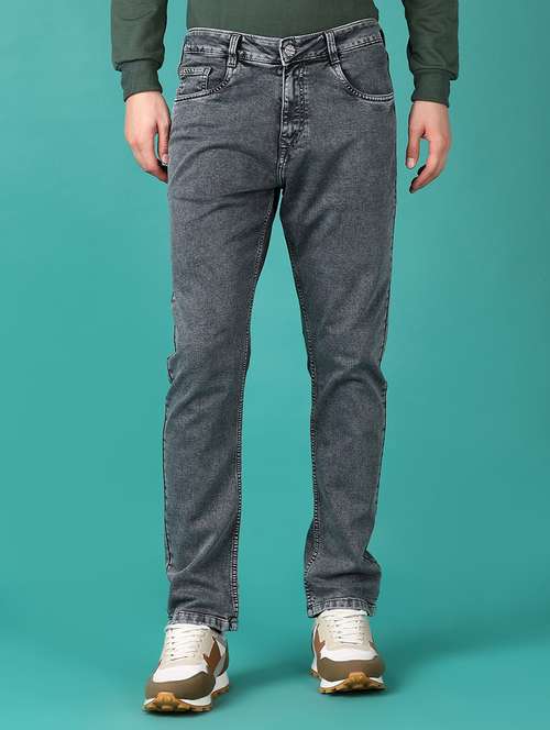 grey cotton jeans - 21561451 - Standard Image - 0