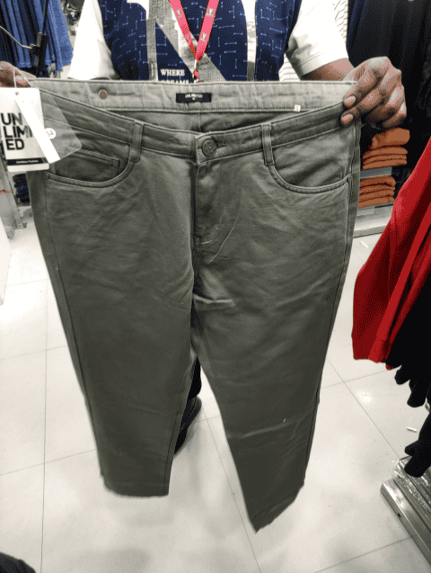 assorted dobby casual trousers - 21561486 -  Zoom Image - 0
