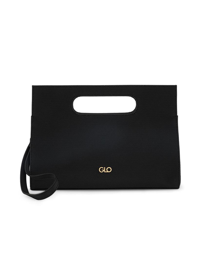 women black pu solid handbag - 21562340 - Zoom Image - 0