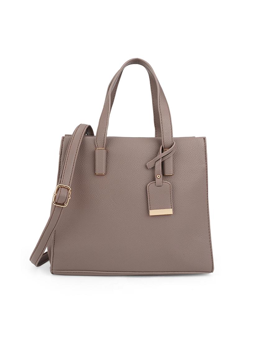 women grey solid handbag - 21562346 - Zoom Image - 0