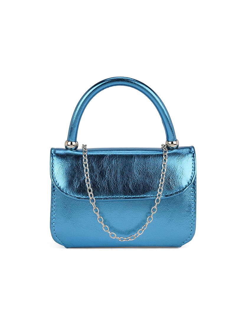 blue leatherette sling bag - 21562372 - Zoom Image - 0