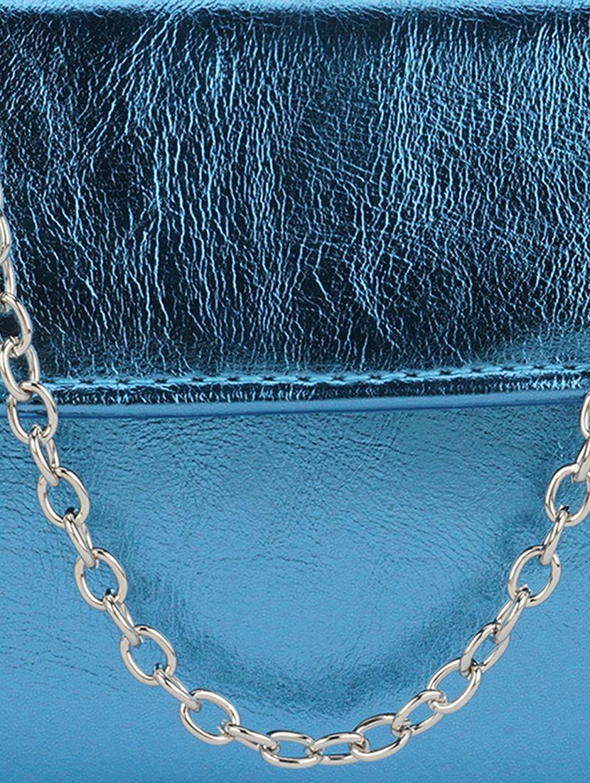 blue leatherette sling bag - 21562372 - Standard Image - 3