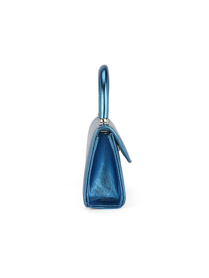 blue leatherette sling bag - 21562372 - Standard Image - 5