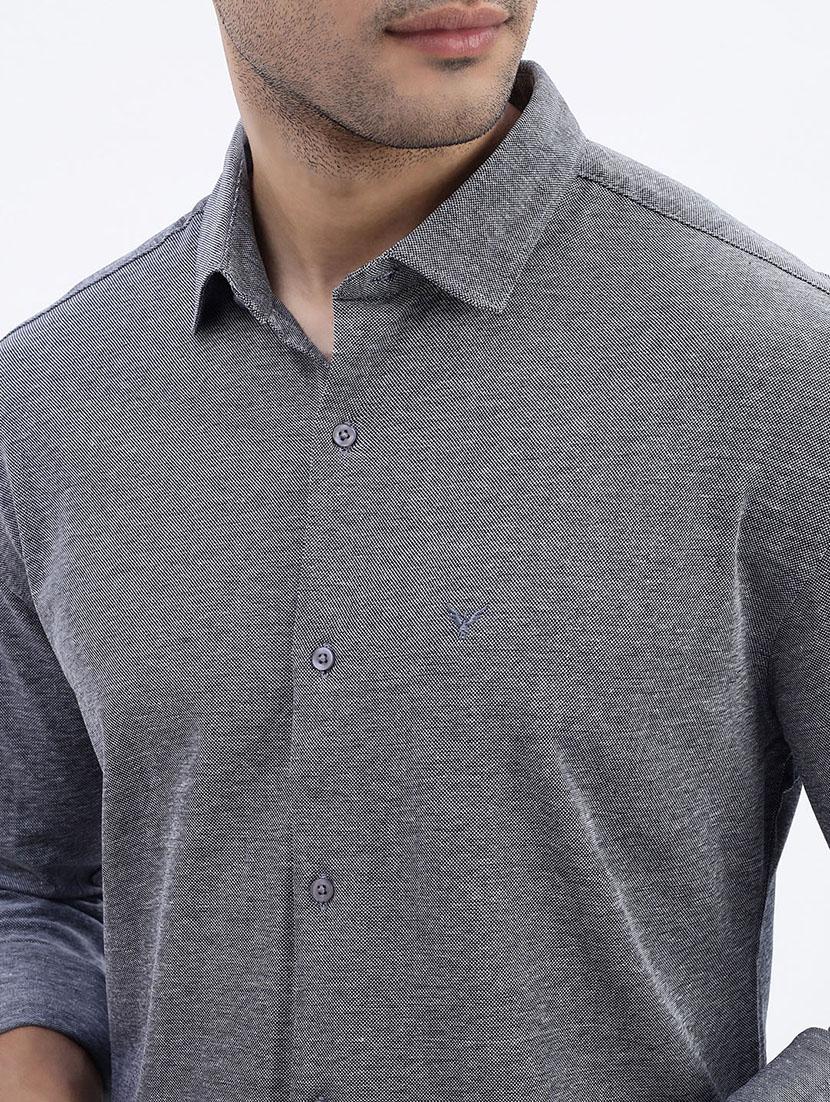 men solid long sleeve casual shirt - 21562535 - Standard Image - 5