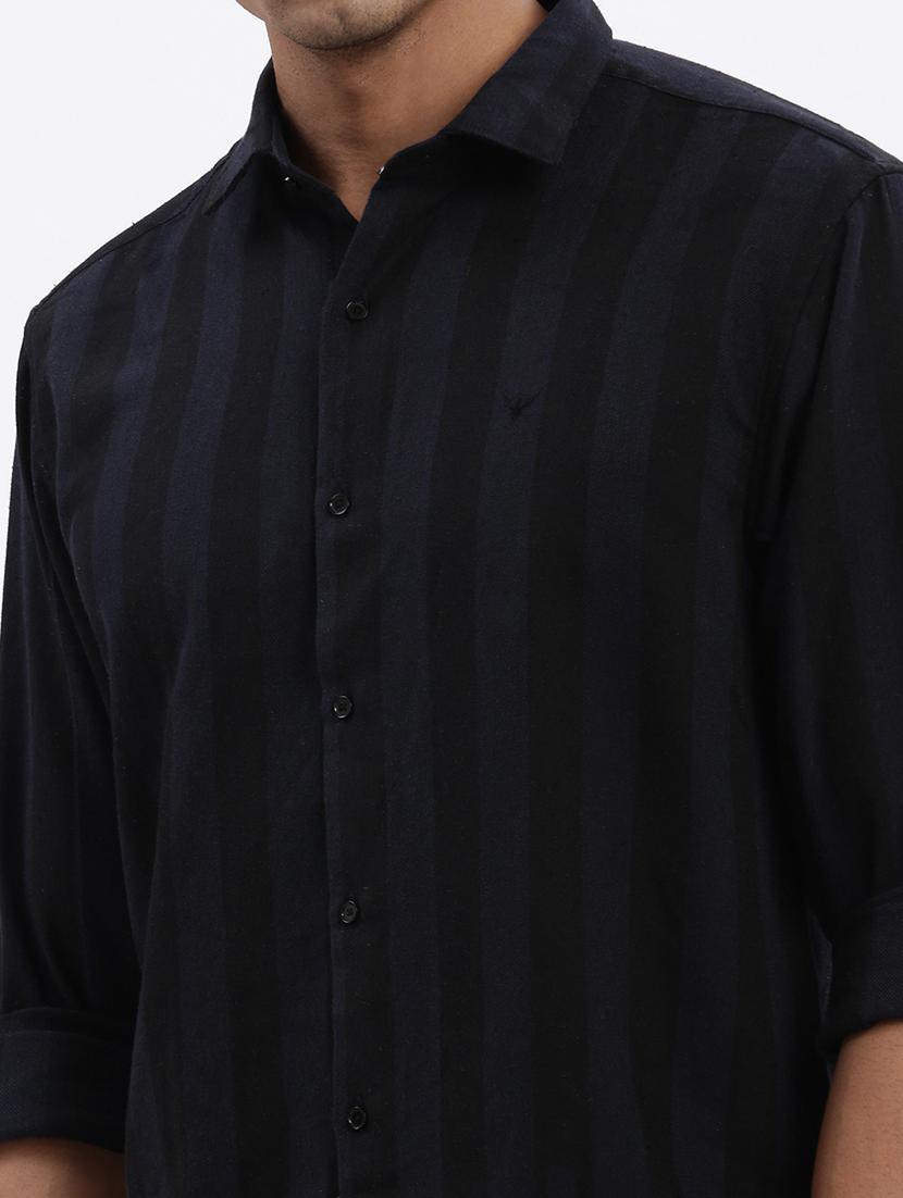 men striped long sleeve casual shirt - 21562537 - Standard Image - 5