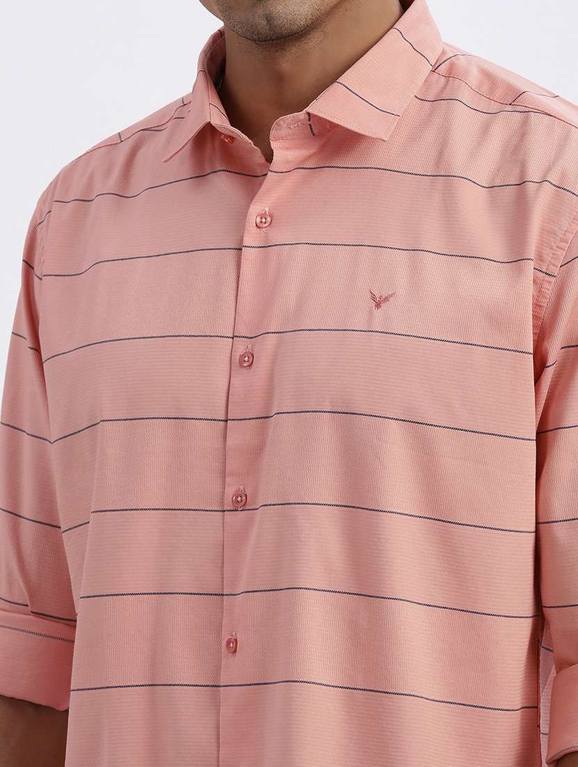 men striped long sleeve casual shirt - 21562553 -  Standard Image - 5