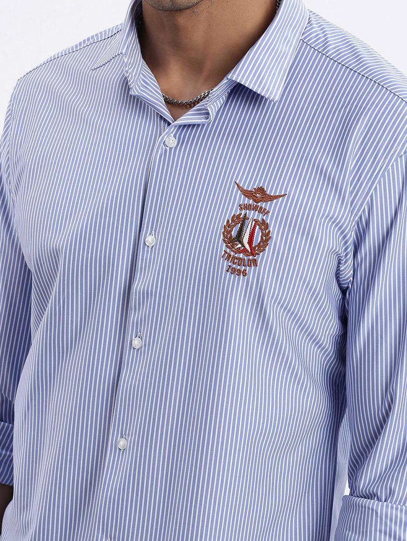 men striped long sleeve casual shirt - 21562564 - Standard Image - 5