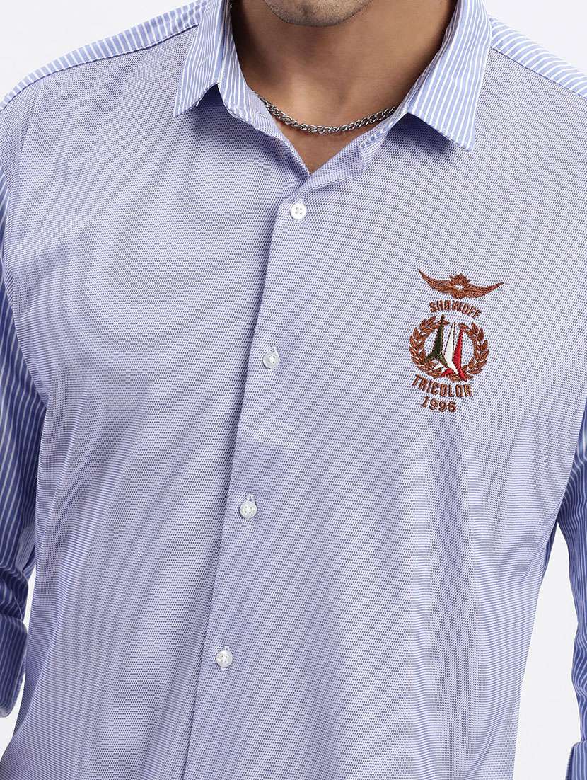 men striped long sleeve casual shirt - 21562566 -  Standard Image - 5