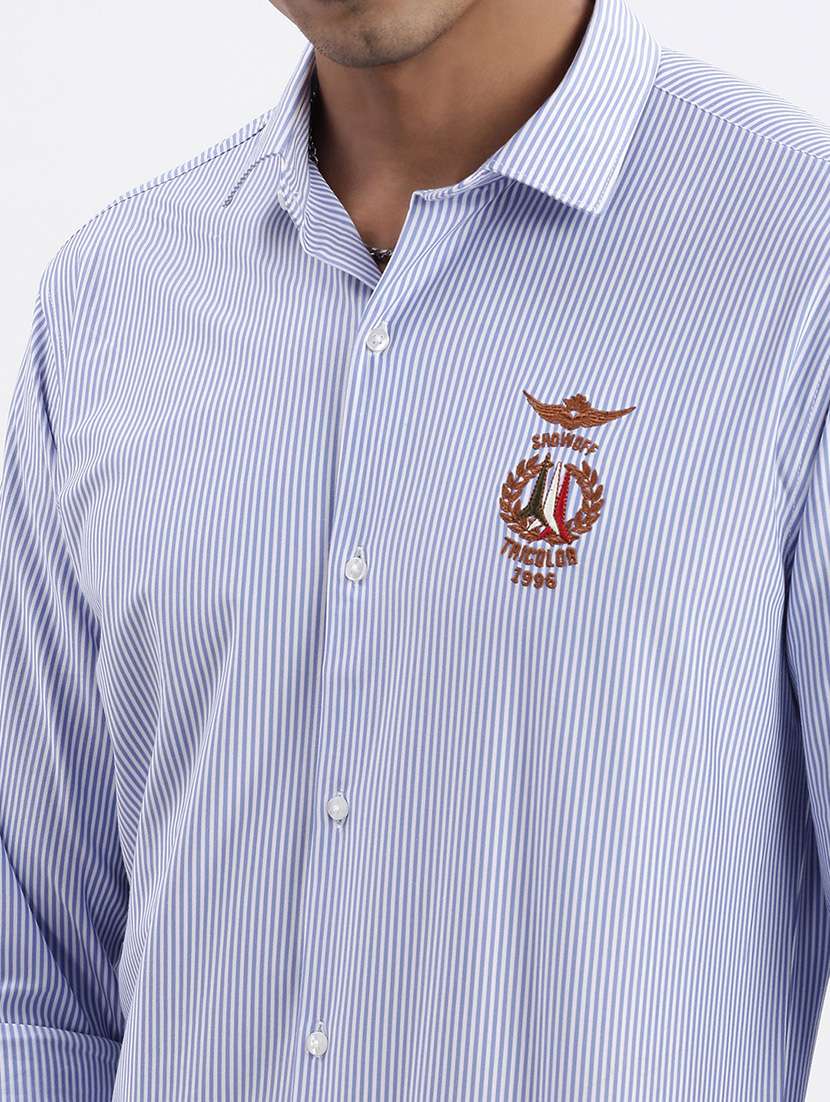 men striped long sleeve casual shirt - 21562567 -  Standard Image - 5
