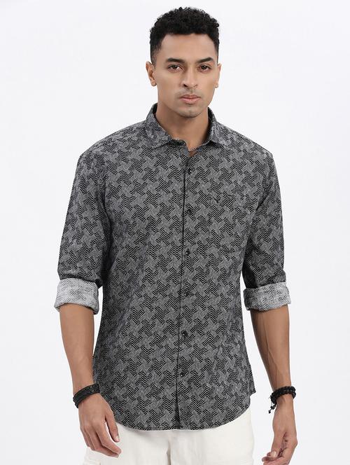 men regular fit long sleeve casual shirt - 21562574 -  Standard Image - 0