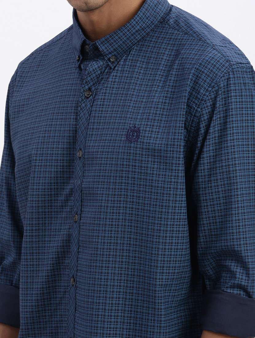 men checkered long sleeve casual shirt - 21562581 -  Standard Image - 5