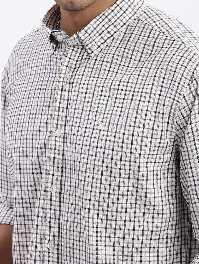 men checkered long sleeve casual shirt - 21562590 - Standard Image - 5