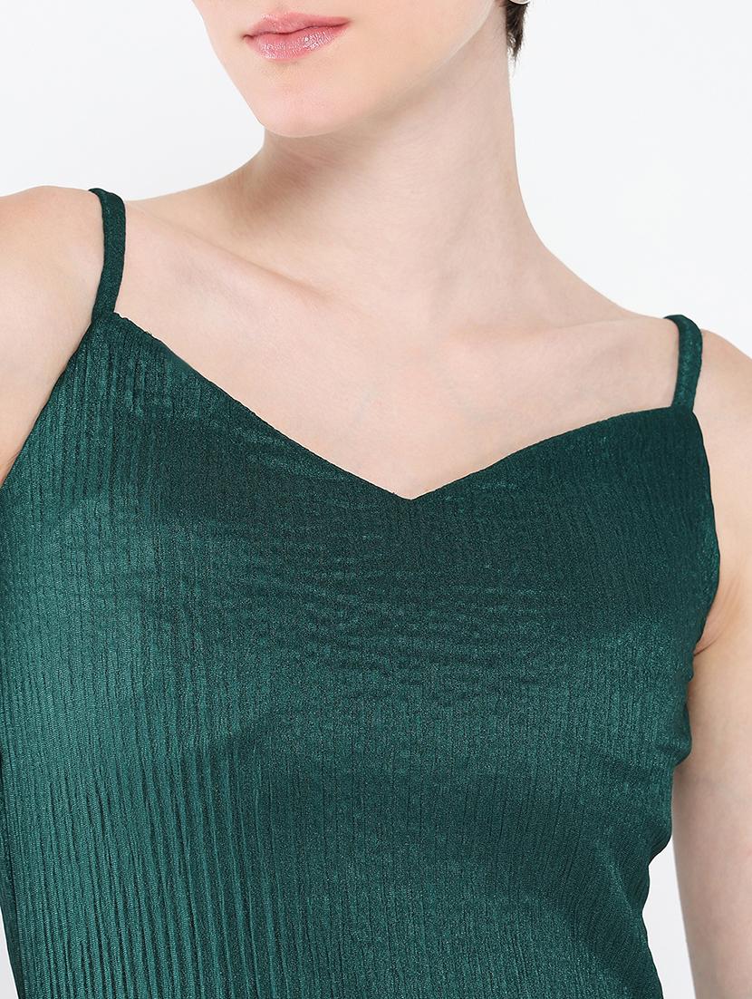 women solid sleeveless a-line dress with shrug - 21562695 - Standard Image - 8
